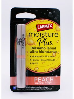 carmex moisture plus peach