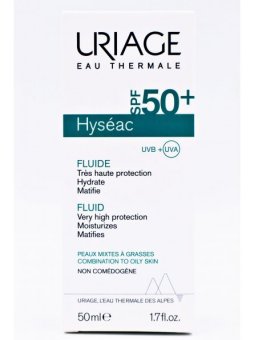 uriage hyseac fluido spf50+ 50 ml