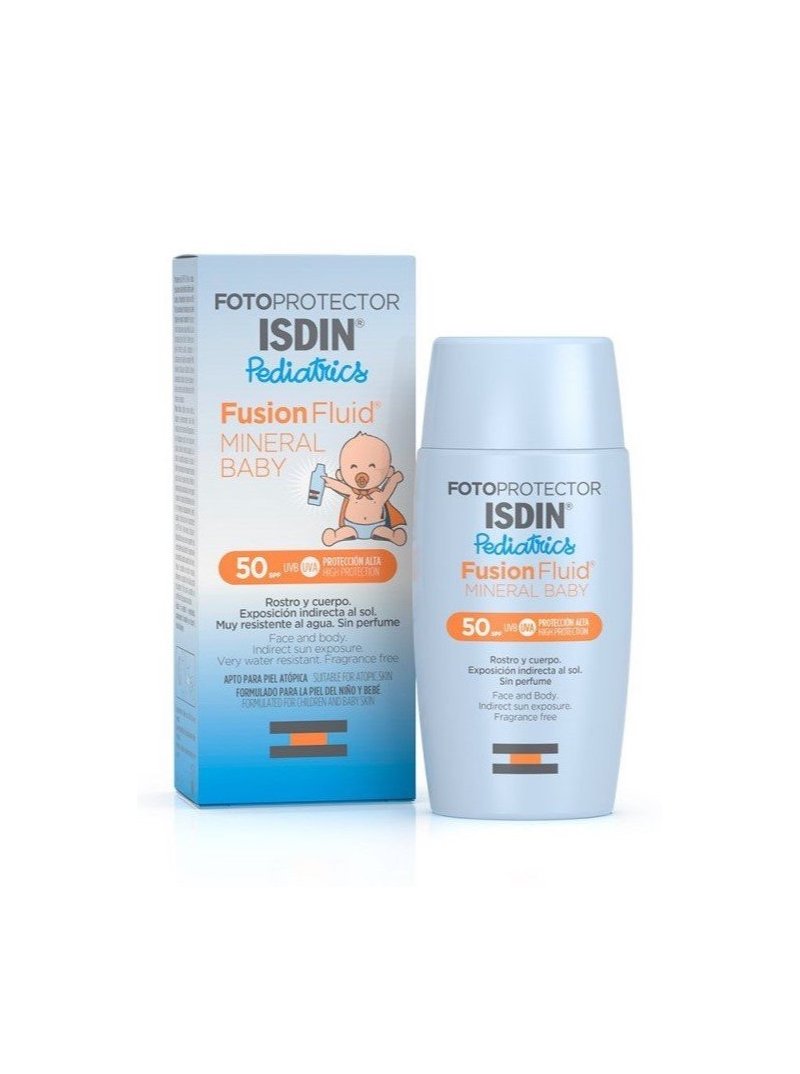 Fotoprotector Isdin Pediatrics Fusión Fluid Mineral Baby Spf50
