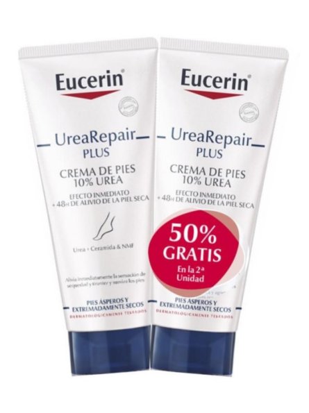 Eucerin UreaRepair Plus Crema de Pies 10% Urea Duplo 2x100 ml