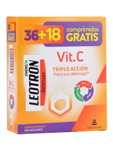 Leotron Vitamina C Pack 36+18 comprimidos