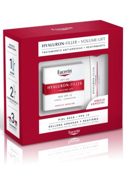 Eucerin Hyaluron-Filler+Volume-Lift Día Piel Seca Pack