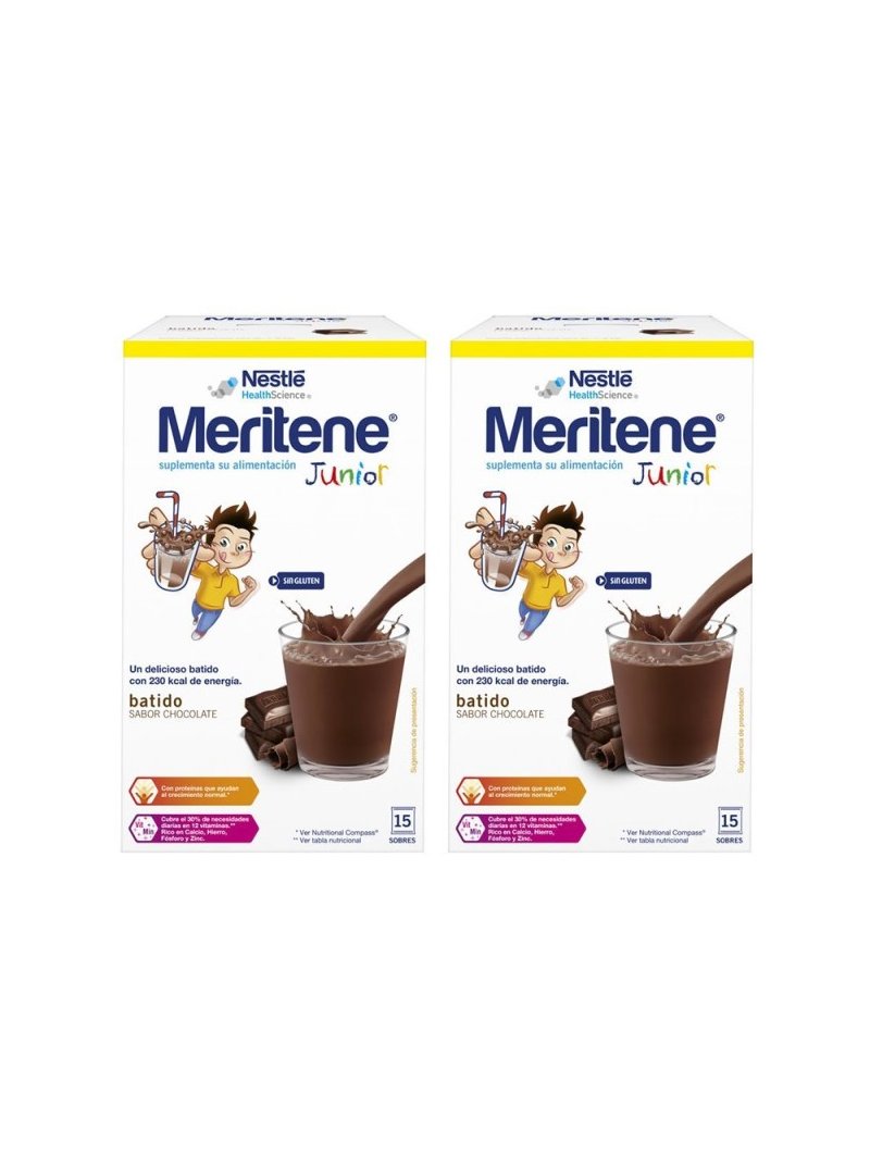Meritene Junior Chocolate Duplo 2x1