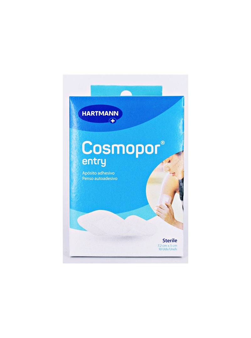 Cosmopor Steril 7,2x5 cm 10 Apósitos