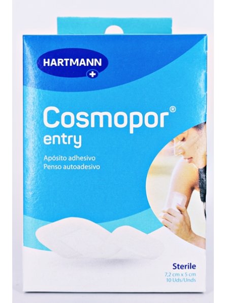 Cosmopor Steril 7,2x5 cm 10 Apósitos