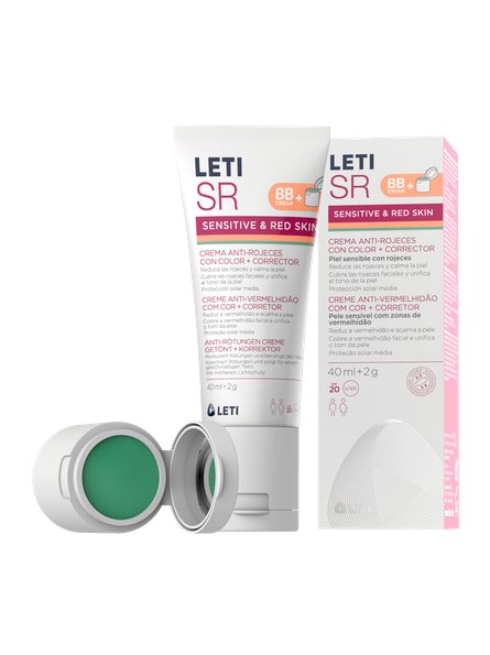 LetiSR BB Cream Anti-rojeces Color + Corrector