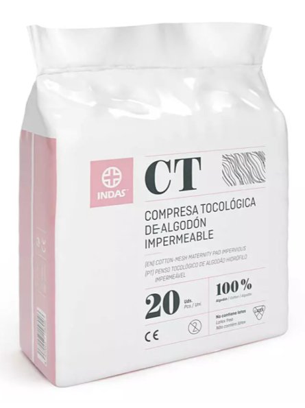 Indas CT Compresas Tocológicas