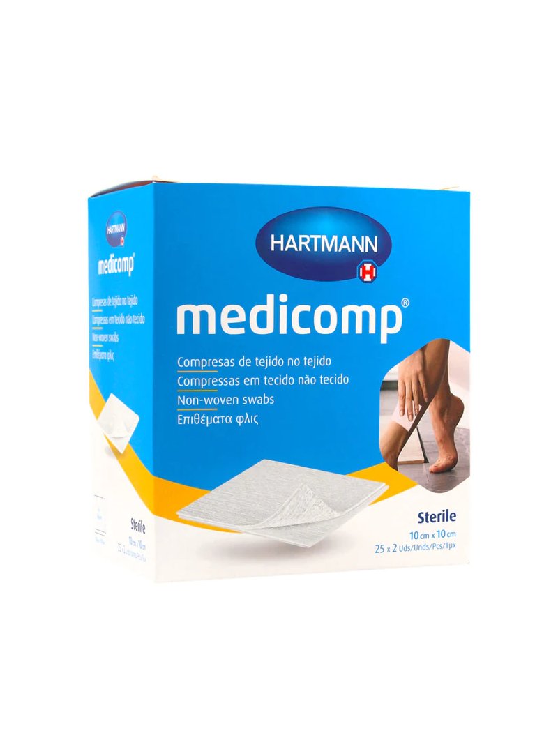 Medicomp 10x10cm 50 gasas