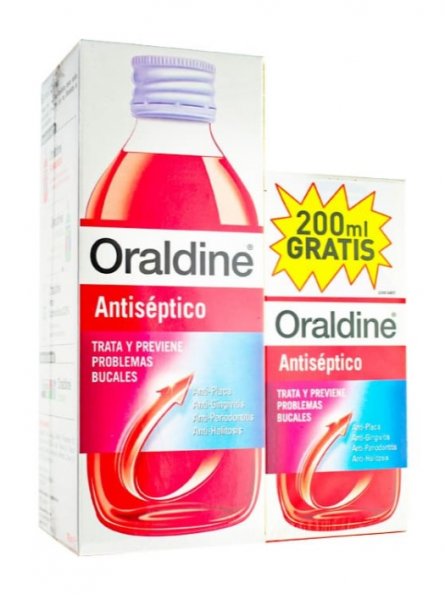 Oraldine Antiséptico Colutorio Pack 400+200 ml