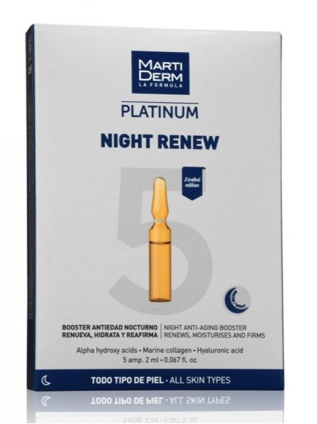 MartiDerm Night Renew 5 ampollas