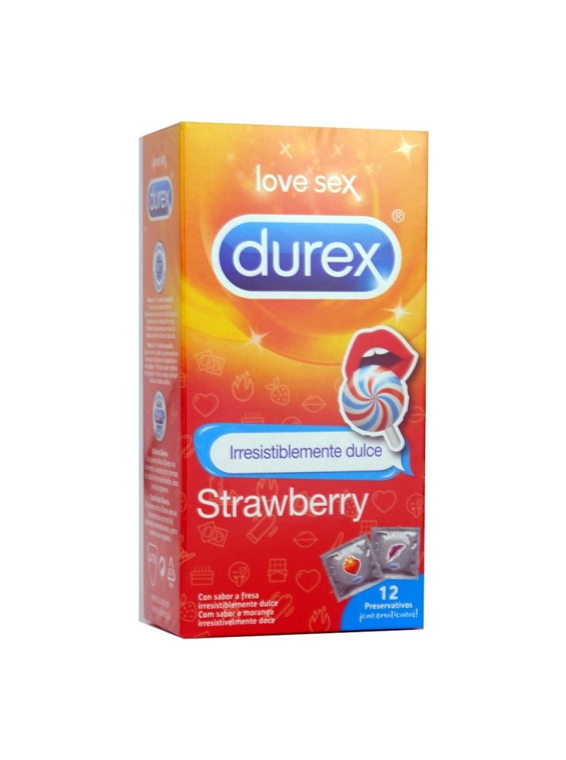 Durex Strawberry 12 unidades