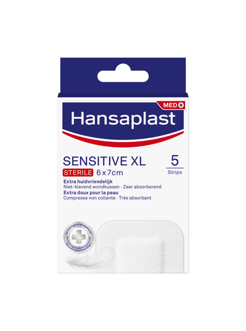 Hansaplast Sensitive XL 6x7 cm