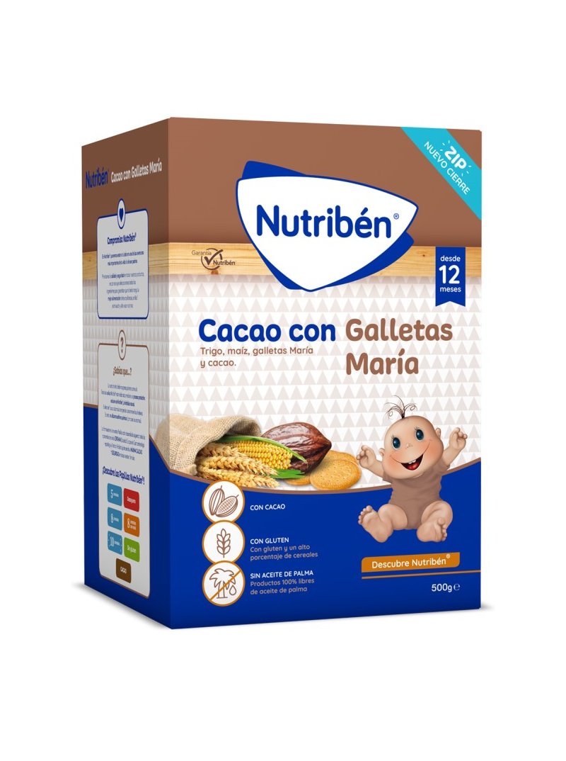 Nutribén Cacao con Galletas María