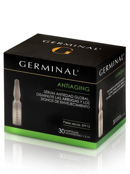 Germinal Antiaging Pieles Secas 30 ampollas