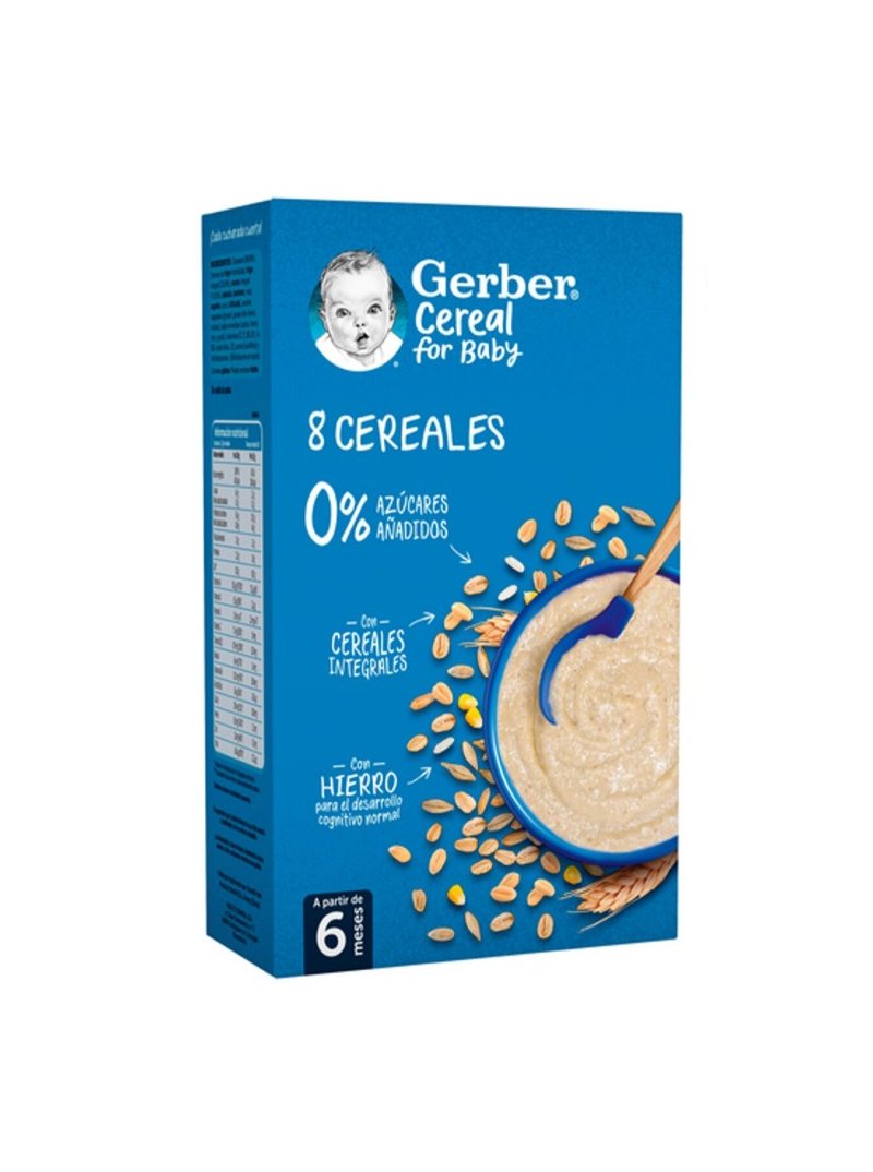 Gerber 8 Cereales 0%