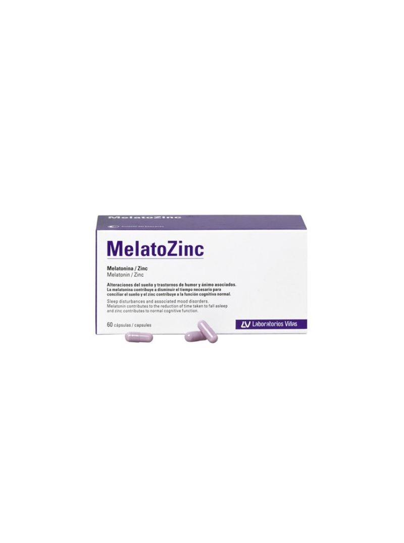 MelatoZinc 60 cápsulas