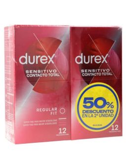 Durex Sensitivo Contacto Total 12 unidades Duplo