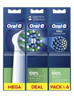 Oral-B Pro Cross Action Recambio Pack 6 cabezales
