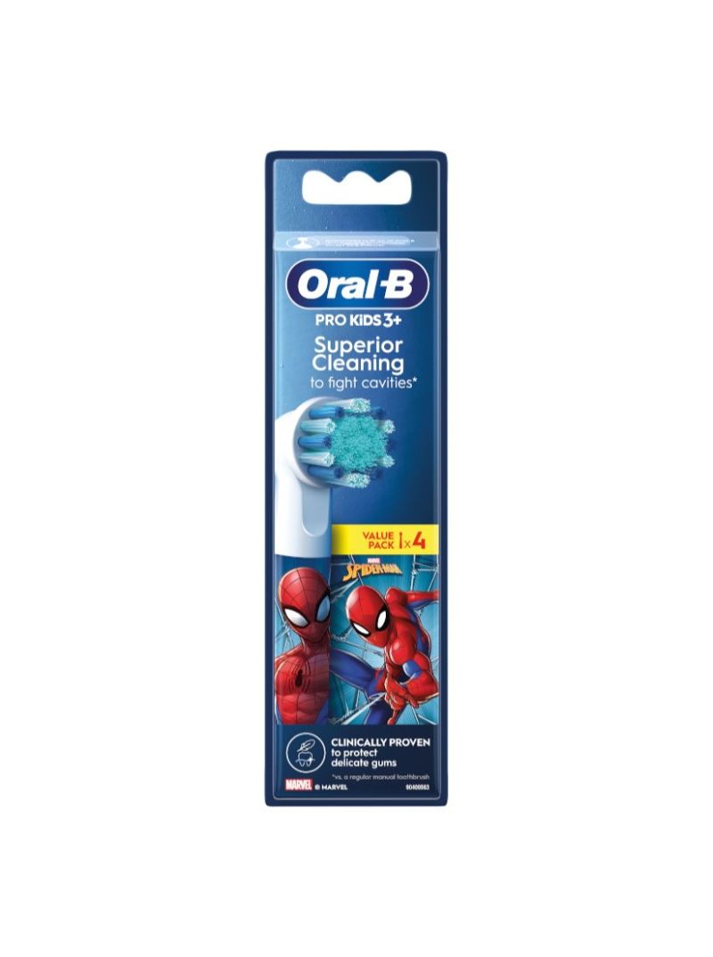 ORAL-B Recambios Cepillo Eléctrico Spiderman 4 Cabezales