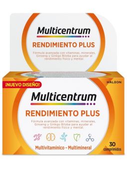 Multicentrum Rendimiento Plus 30 comprimidos