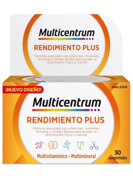 Multicentrum Rendimiento Plus 30 comprimidos