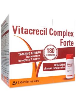 Vitacrecil Complex Forte 180 cápsulas Pack