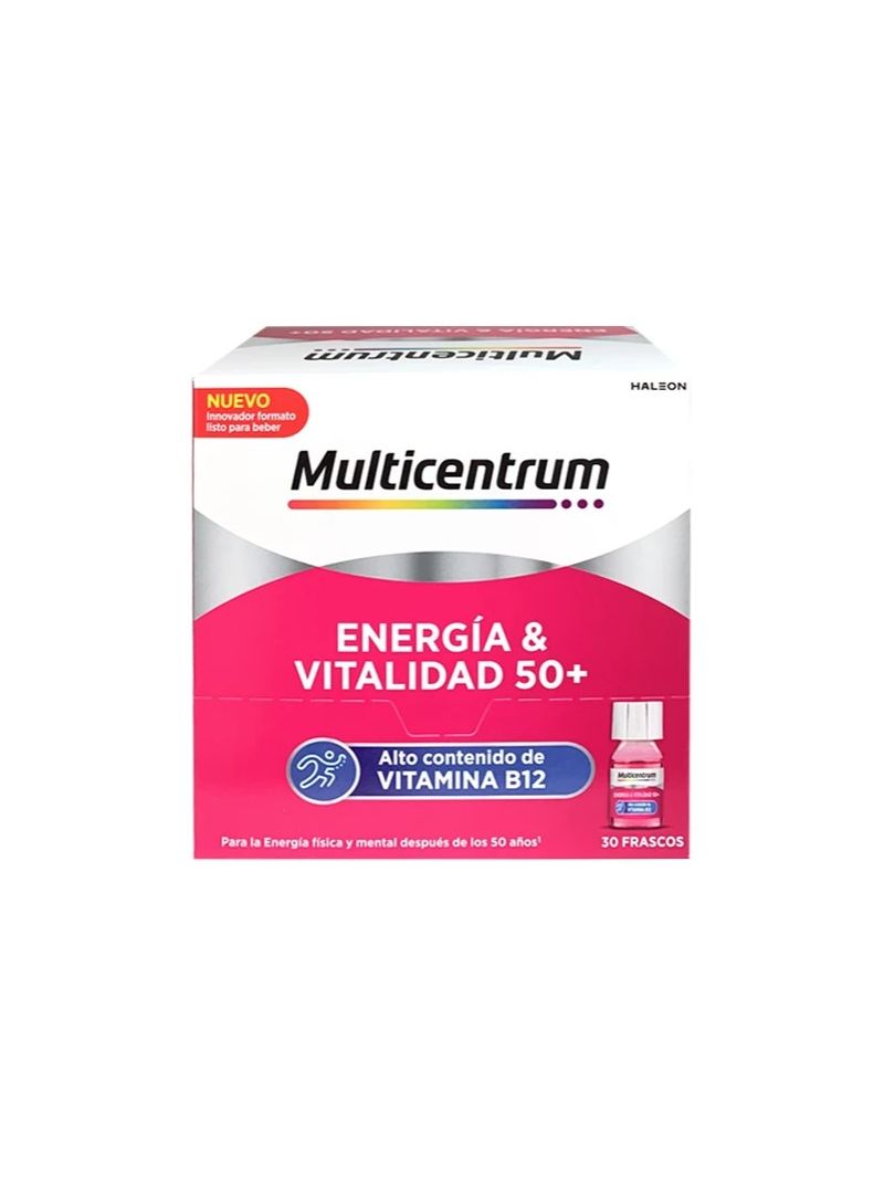 Multicentrum Energía y Vitalidad 50+ 30 frascos