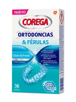 Corega Ortodoncias y Férulas 36 tabletas
