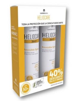Heliocare 360º Invisible Spray Spf50+ Duplo
