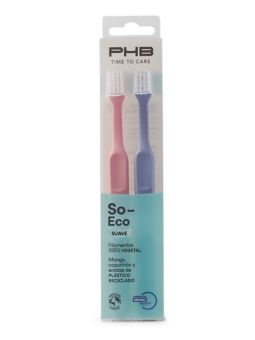 PHB So-Eco Suave Cepillo Dental Duplo