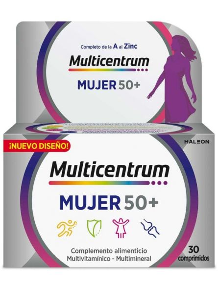 Multicentrum Mujer 50+ 30 comprimidos