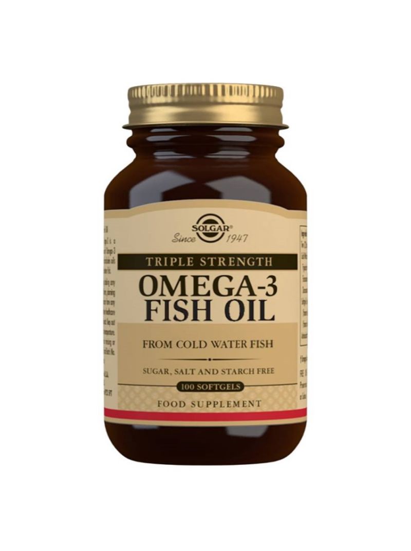 Solgar Omega-3 Triple Concentración 100 cápsulas blandas