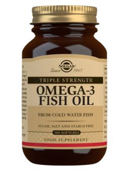 Solgar Omega-3 Triple Concentración 100 cápsulas blandas