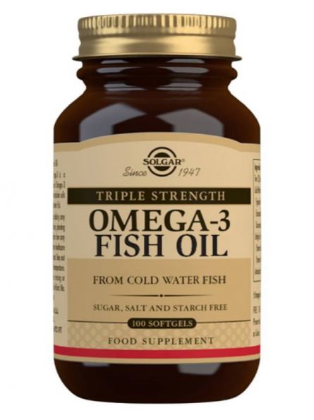 Solgar Omega-3 Triple Concentración 100 cápsulas blandas