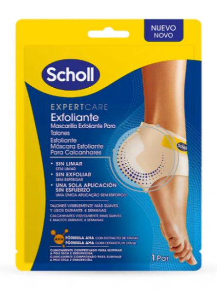 Scholl ExpertCare Exfoliante Mascarilla para Talones