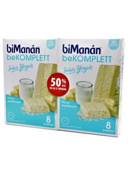 biManán beKOMPLETT Sabor Yogur Barritas Duplo