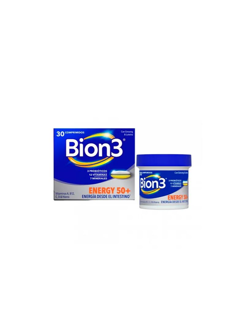 Bion3 Energy 50+ 30 comprimidos