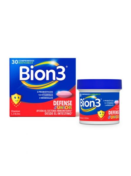 Bion3 Defense Junior 30 comprimidos masticables