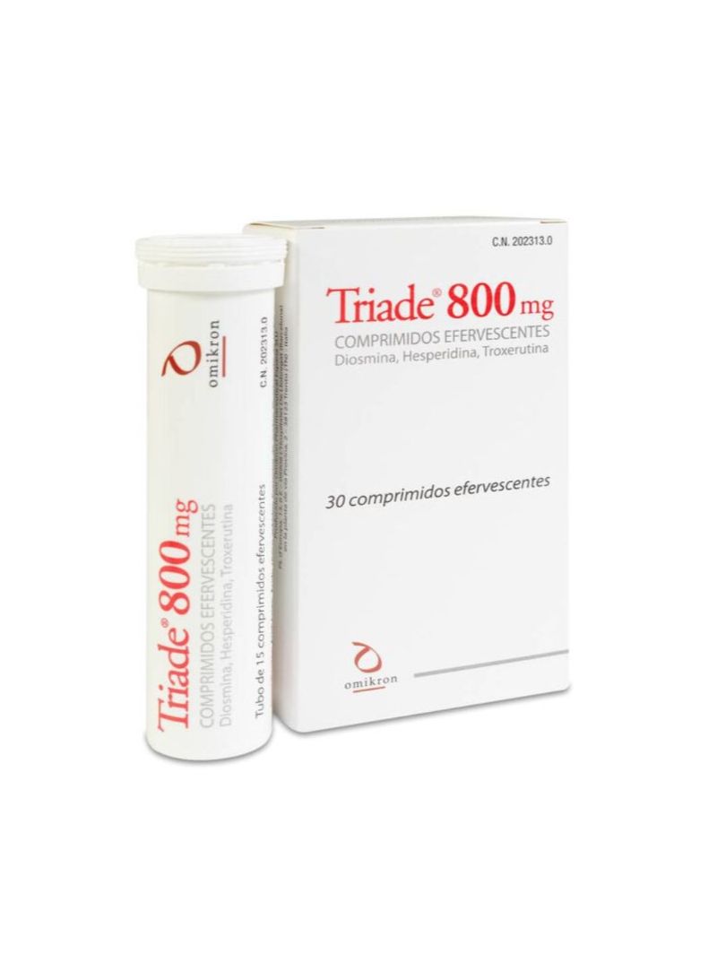 Triade 800 mg Comprimidos Efervescentes