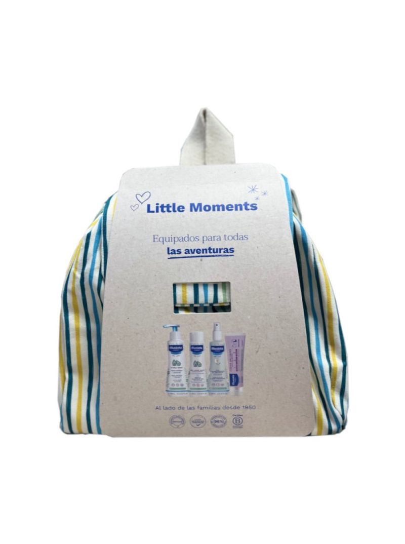 Mustela Little Moments Mochila Rayas