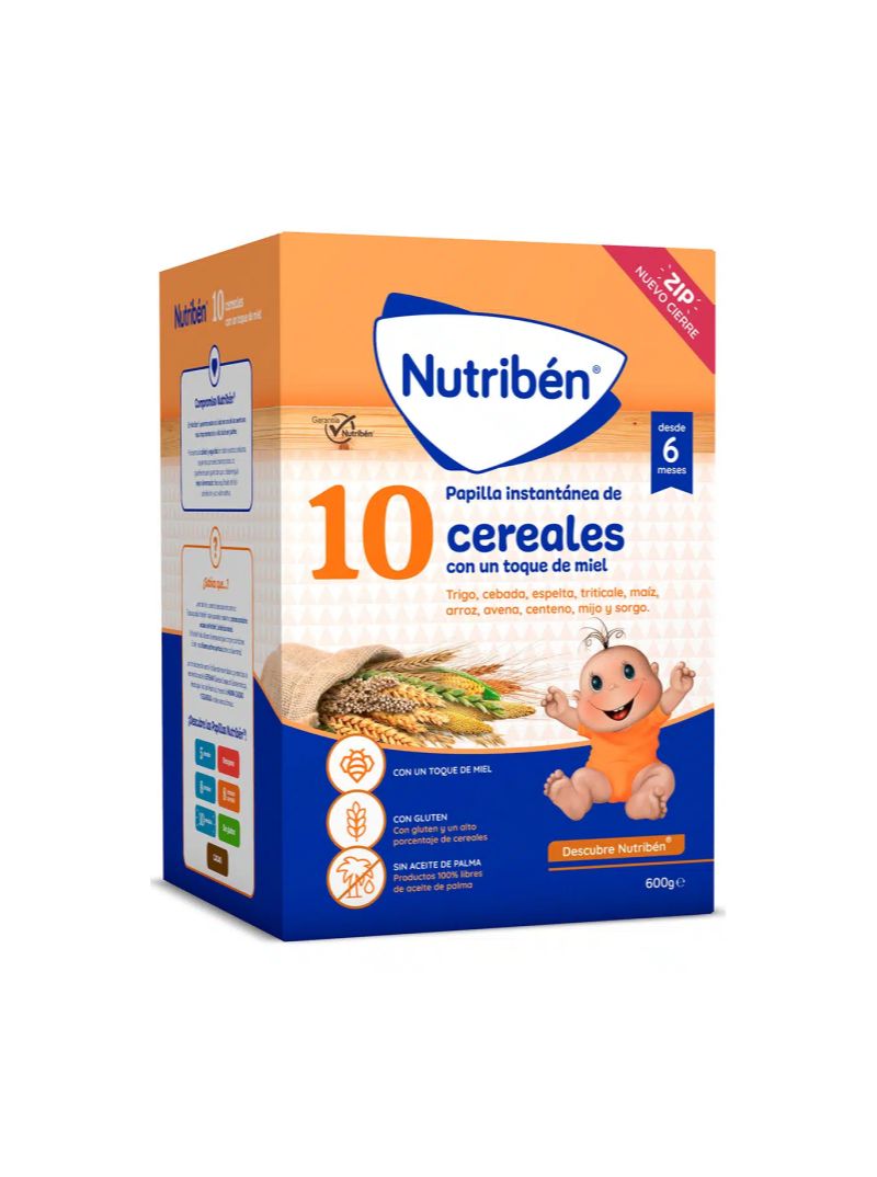 Nutribén 10 Cereales con un Toque de Miel 600 gr