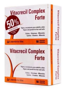 Vitacrecil Complex Forte 180 cápsulas