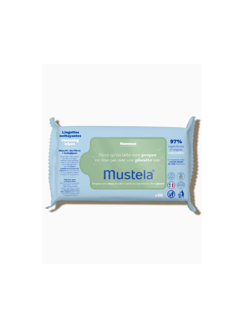 Mustela 60 Toallitas Limpiadoras con Aguacate BIO