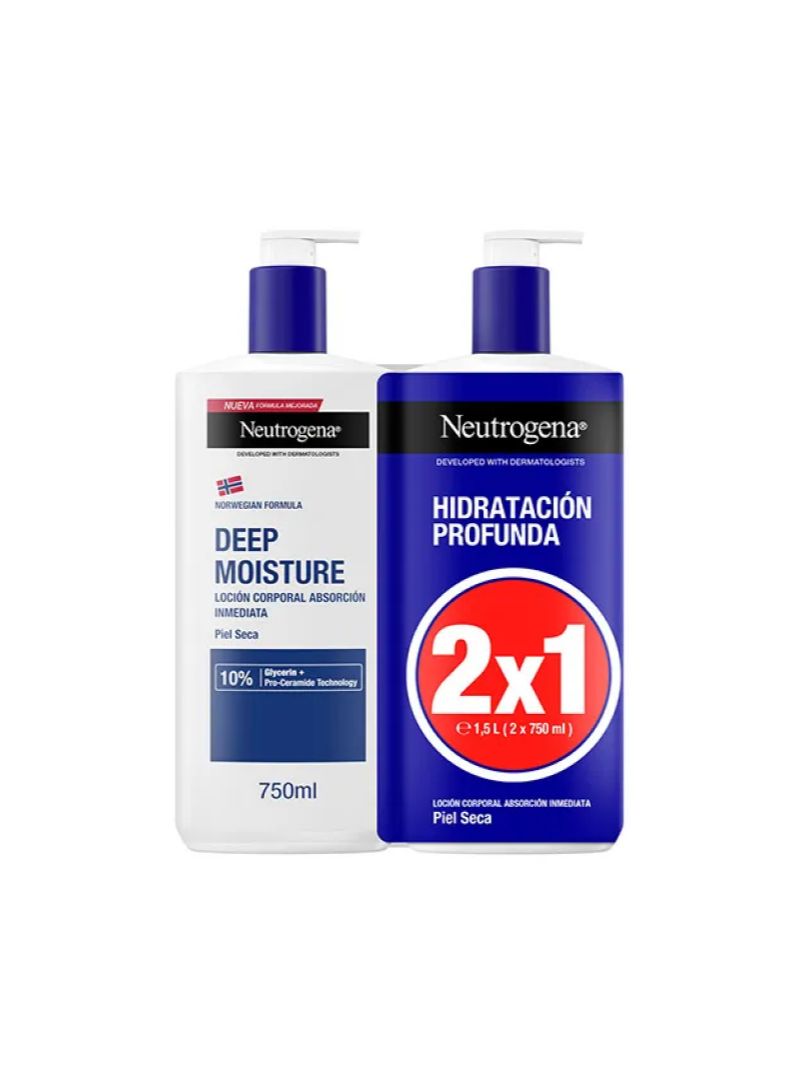 Neutrogena Hidratación Profunda Loción Corporal 750 ml Duplo