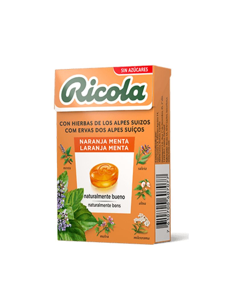 Ricola Naranja Menta Caramelos 50 gr