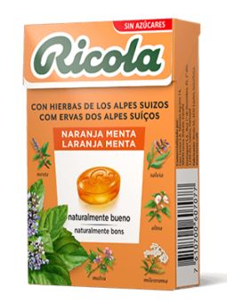 Ricola Naranja Menta Caramelos 50 gr