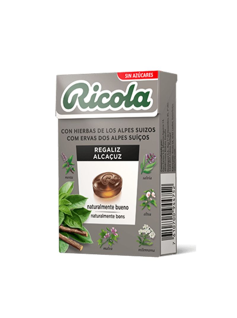 Ricola Regaliz Caramelos 50 gr