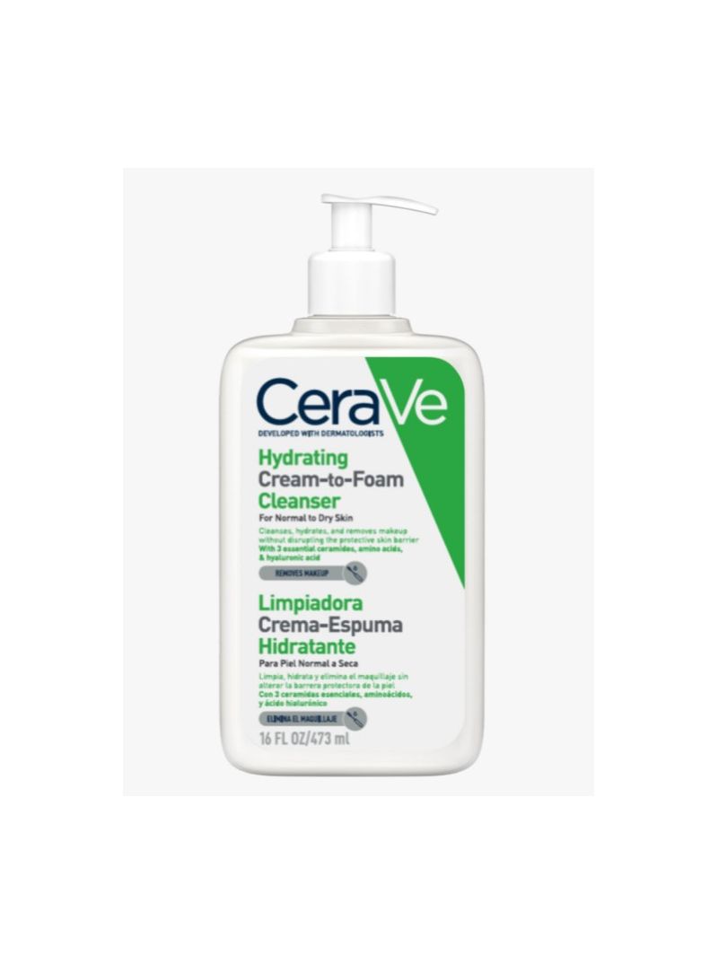 CeraVe Limpiadora Crema-Espuma Hidratante 473 ml