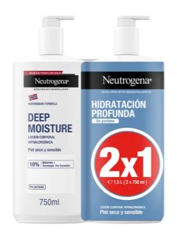 Neutrogena Hidratación Profunda Loción Hipoalergénica 750 ml Duplo