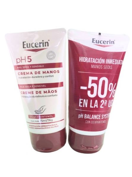 Eucerin pH5 Crema de Manos 75 ml Duplo